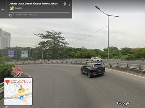Melihat Celah di Flyover Jembatan Gantung Lokasi Pemotor Jatuh Terlempar