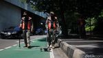 Jalur Sepeda Disisir Petugas, Ada Apa?