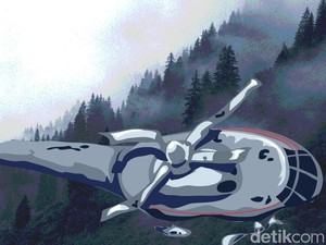 Helikopter tur Jatuh di Bandara Las Vegas Setelah Pendaratan Tak Mulus