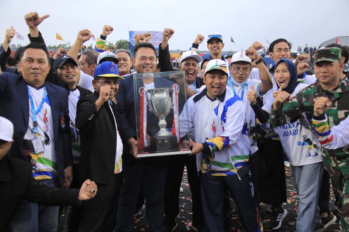 Kota Tangerang Juara Umum Porprov VI Banten, Raih 638 Medali