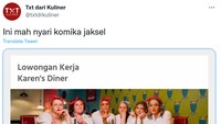 Karens Diner Jakarta Buka Lowongan, Syaratnya Disebut Mirip Stand Up Comedy