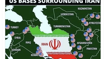 Meme bahwa jika Iran berhasil mengalahkan Amerika di lapangan hijau, negaranya akan dikepung militer Amerika. Foto: Twitter