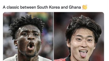 Sungguh sebuah pertandingan yang dramatis di mana Korea sempat mengejar ketertinggalan tapi akhirnya kalah. Foto: Twitter