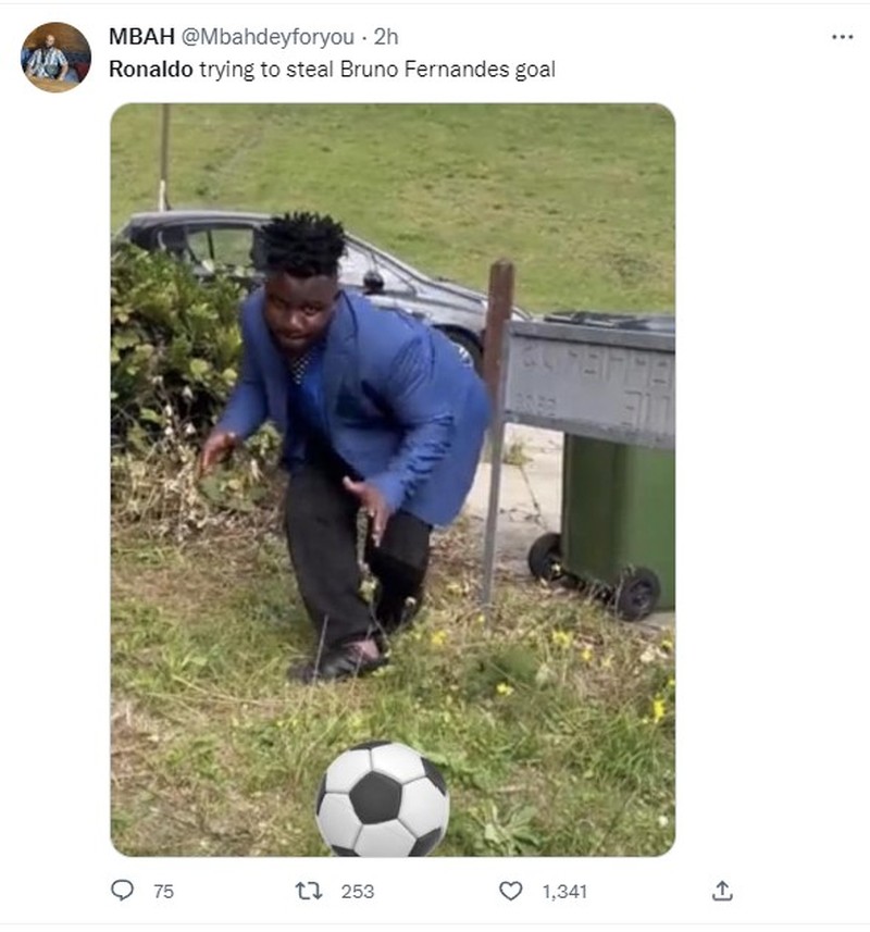 Meme Ronaldo Curi Gol