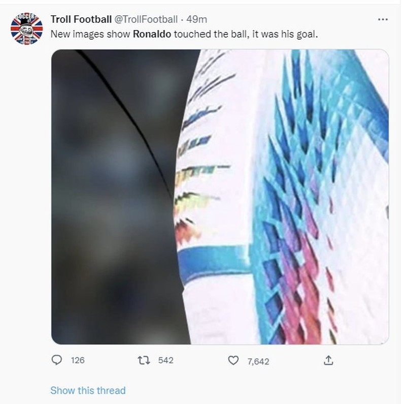 Meme Ronaldo Curi Gol