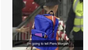 Reaksi Ronaldo ketika FIFA mengumumkan Bruno mencetak gol. Foto: Twitter