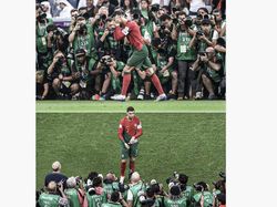 Meme Kocak Ronaldo Curi Gol Bruno Fernandes