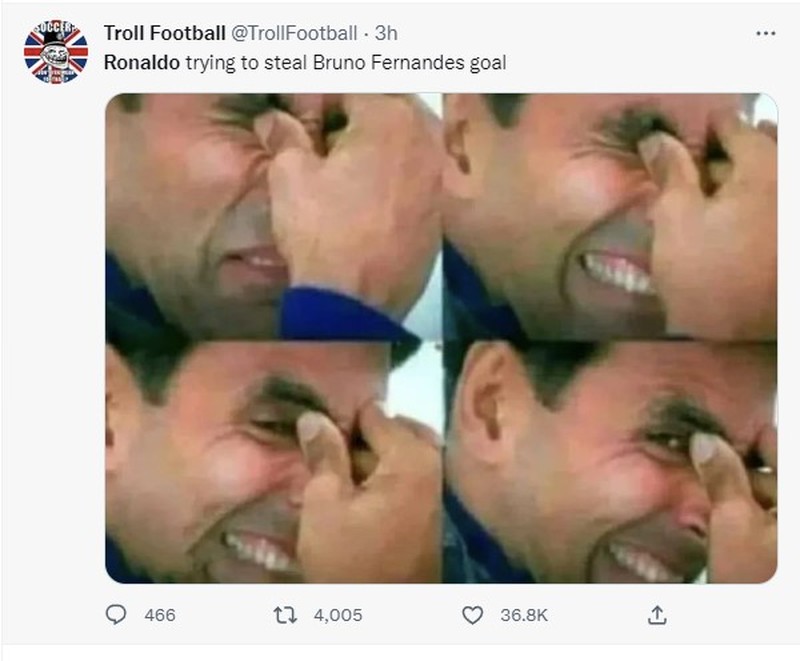 Meme Ronaldo Curi Gol