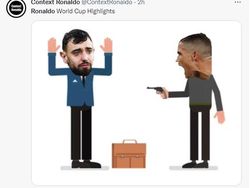 Meme Kocak Ronaldo Curi Gol Bruno Fernandes
