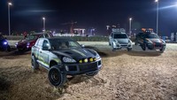 Tahun ini, pameran yang diselenggarakan pada 26-27 November bertemakan “Icons of Porsche, Safari Edition”. Ini selaras dengan budaya petualangan off-road di kalangan penggemar Porsche dari Timur Tengah. (Mohammed Zarandah/Getty Images)  