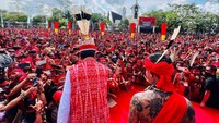 Jokowi menyampaikan terima kasih kepada seluruh masyarakat yang telah mendukung pembangunan Ibu Kota Negara (IKN) Nusantara.