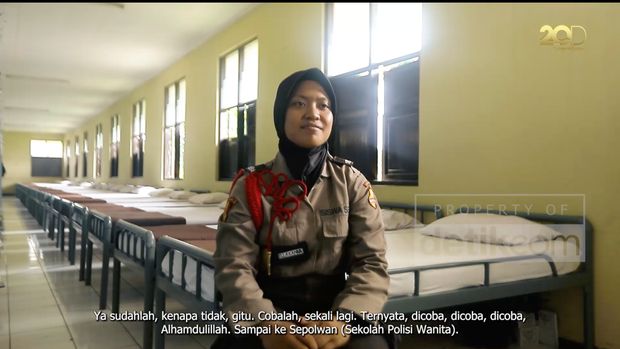 Siswa Sepolwan Angkatan 52 asal Kalimantan Tengah (Kalteng), Ella Kania Wahyu W.
