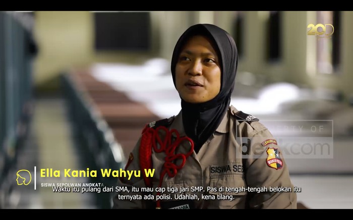 Siswa Sepolwan Angkatan 52 asal Kalimantan Tengah (Kalteng), Ella Kania Wahyu W.