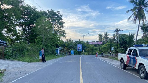 TKP pelajar tewas jadi korban tabrak lari di Kabupaten Sumbawa, Nusa Tenggara Barat (NTB).