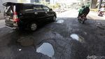 Waduh! Jalan Rasuna Said Bopeng dan Berlubang