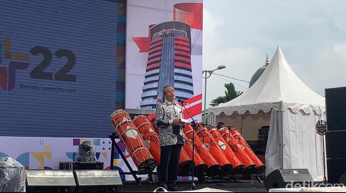 Wakil Ketua KPK Alexander Marwata dalam acara Hakordia 2022 di Sumut (29/11/2022)