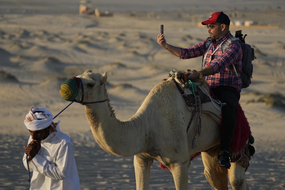 Wisata unta di Qatar