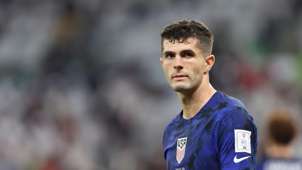 Pulisic membawa AS unggul 1-0 di babak pertama atas Iran. Foto: Getty Images/Matthew Ashton - AMA