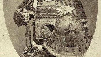 Potret seorang prajurit wanita Samurai di abad ke-19. Foto: Instagram/librarybizarre