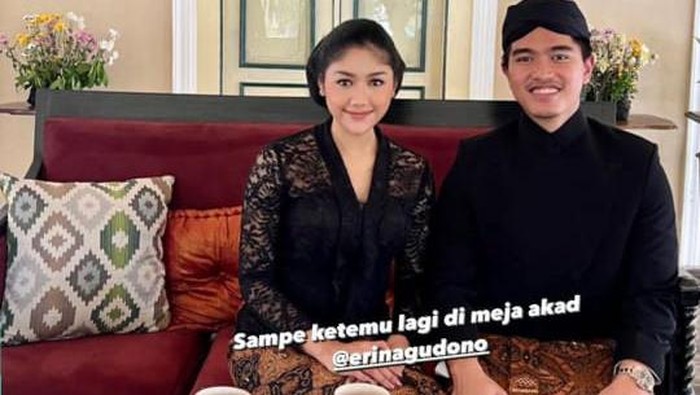 Kaesang dan Erina.