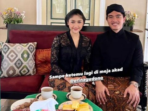 Kaesang dan Erina.
