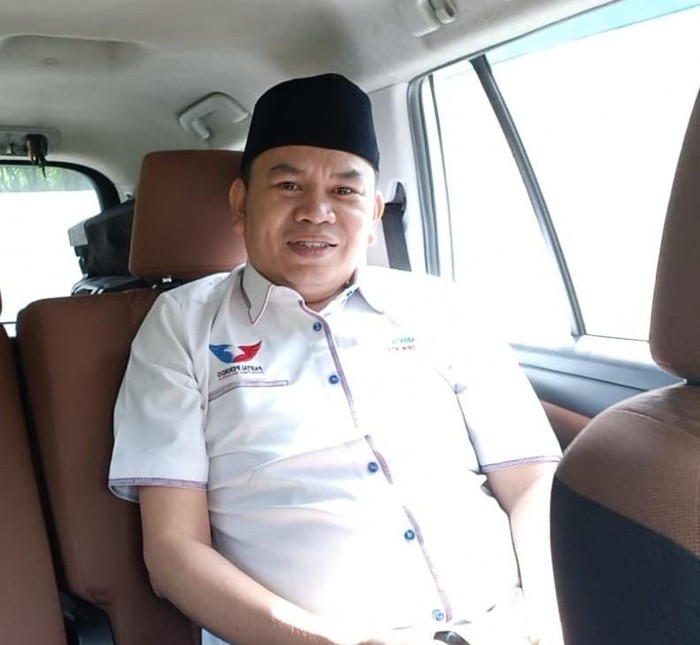 Ketua Dewan Pimpinan Wilayah (DPW) Partai Persatuan Indonesia (Perindo) Provinsi Nusa Tenggara Barat (NTB) Lalu Athari Fathullah, Rabu siang (30/11/2022). Foto: Ahmad Viqi