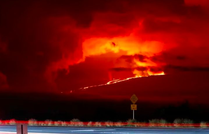 Langit merah Hawaii