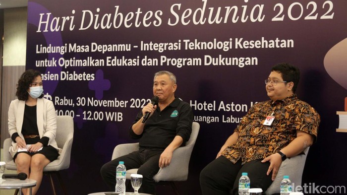 Penyakit diabetes melitus (DM) semakin meningkat di Indonesia. Hal ini menjadi bahasan dalam diskusi di Jakarta, Rabu (30/11/2022).