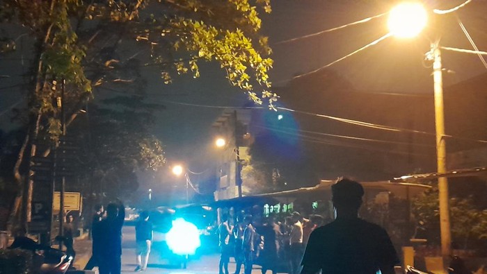 Situasai di UINSU pasca bentrok dua organisasi cipayung, Rabu (30/11/2022). Istimewa