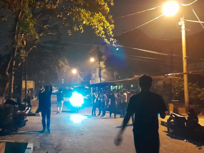 Situasai di UINSU pasca bentrok dua organisasi cipayung, Rabu (30/11/2022). Istimewa