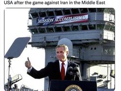 Meme Kocak Amerika vs Iran, Penonton Bawa Rudal