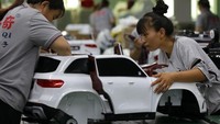 Karena memang ditujukan untuk mainan anak-anak, jangan harap mobil-mobil ini bisa ngebut Foto: VCG via Getty Images/VCG