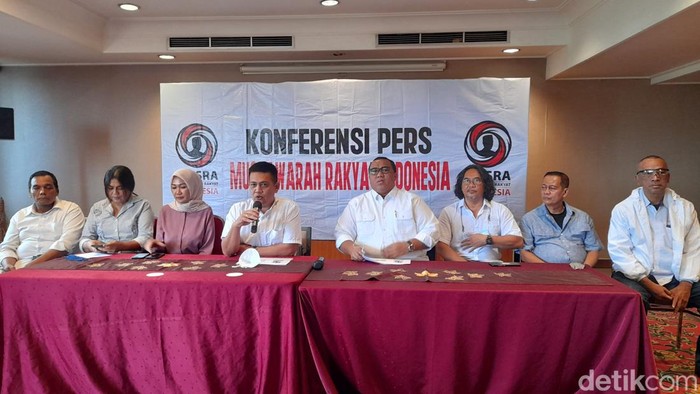 Pengumuman Musra Hong Kong relawan Presiden Jokowi (Ilham Oktafian/detikcom).