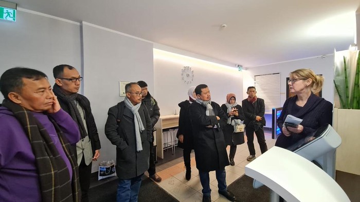 Rombongan Pemkab Sumedang saat berkunjung ke Tallin, Estonia.
