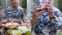 Pertama kali ke Korea, Chicco Jerikho mendapat banyak camilan dari salah satu artis Korea. Ada beberapa camilan favorit orang Korea nih. Foto: Instagram @chicco.jerikho / TikTok