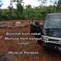 Rumah tua itu kemudian dirobohkan dan dibangun ulang. Hingga saat ini video transformasi rumah tersebut telah ditayangkan lebih dari 5,2 juta kali. Foto: TikTok/@ndoroo.id