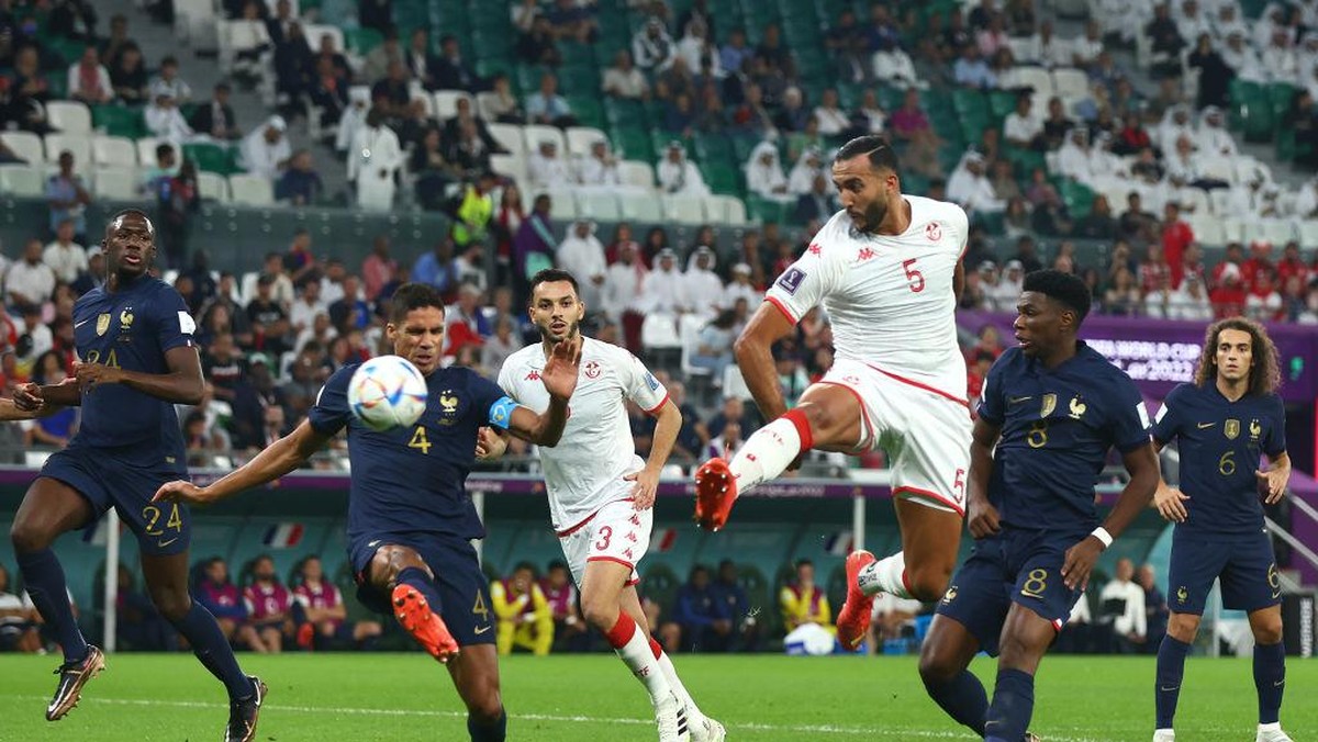 Babak I Tunisia vs Prancis selesai 0-0 (Getty Images/Chris Brunskill/Fantasista)