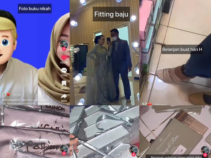 Unggahan wanita yang mengaku batal menikah karena calon suaminya menikah dengan wanita lain. Foto: Dok. TikTok @kayeeesss_. Unggahan wanita yang mengaku batal menikah karena calon suaminya menikah dengan wanita lain. Foto: Dok. TikTok @kayeeesss_.