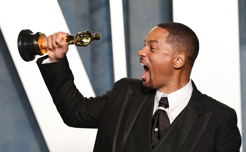 BEVERLY HILLS, CALIFORNIA - MARCH 27:   Will Smith attends the 2022 Vanity Fair Oscar Party hosted by Radhika Jones at Wallis Annenberg Center for the Performing Arts on March 27, 2022 in Beverly Hills, California. (Photo by Dimitrios Kambouris/WireImage,)