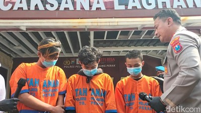 7 Anggota Gangster Gukgukguk Ditangkap, Celurit-Pedang-Stik Golf Disita