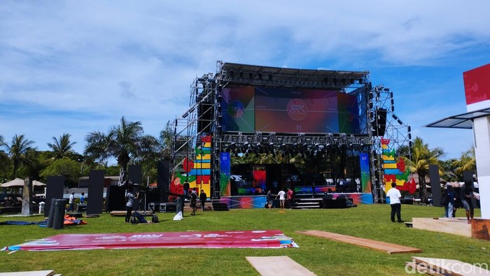 Salah satu lokasi yang akan digunakan untuk World Esports Championship (WEC) di Hotel Merusaka, Nusa Dua, Badung pada 1-12 Desember 2022.