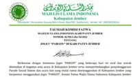 Joget Pargoy Haram Menurut Fatwa MUI Jember, Ini Penjelasan Lengkapnya