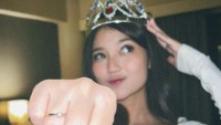 Cincin yang diberikan Julian Jacob untuk Mirriam Eka. Foto: instagram