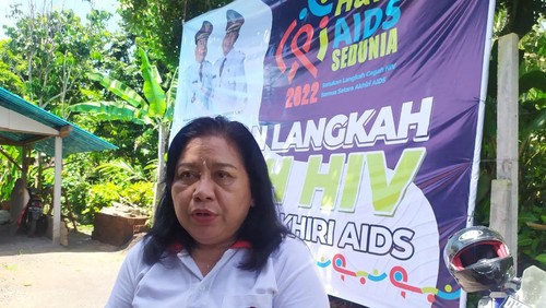 Case Manager Poli Klinik VCT RSU Negara, dr. Ni Putu Sri Wardani, Kamis (01/12/2022).