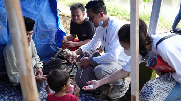 Lion Air Beri Bantuan Korban Gempa Cianjur