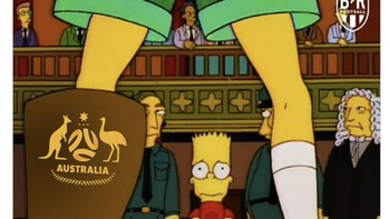 Meme Australia berhasil melibas Denmark. Foto: Twitter