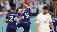 Polandia Vs Argentina: Menang 2-0, Tim Tango Lolos ke Babak 16 Besar