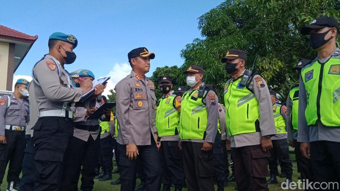 Polres Klaten apel pengamanan pernikahan Kaesang dan Erina, Kamis (1/12/2022).