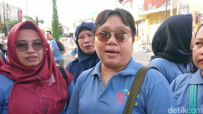 Sekretaris Komisi Penanggulangan AIDS Tulungagung Ifada Nur Rohmania