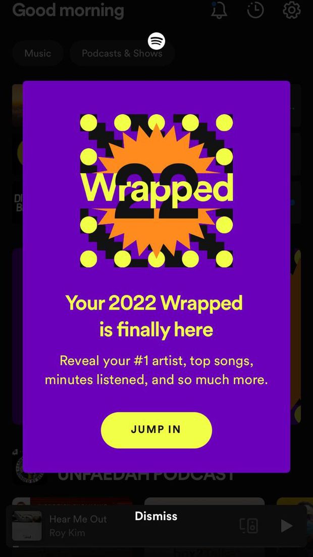 Cara Membuat Spotify Wrapped 2022, Bagikan di IG dan Twitter